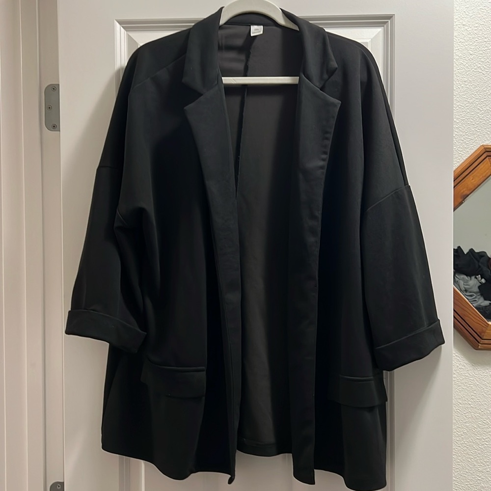 Black blazer size 2x